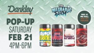 Dankley X Mechanic Farms pop up 02/21, located at 219-17 hillside ave, queens, ny.